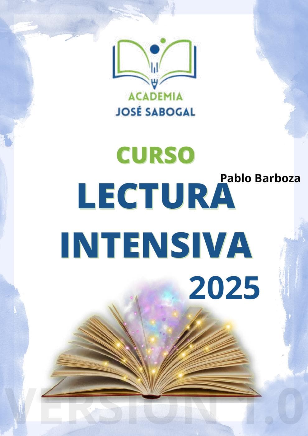 Carátula del libro: Lectura Intensiva - 2025 de la Academia José Sabogal