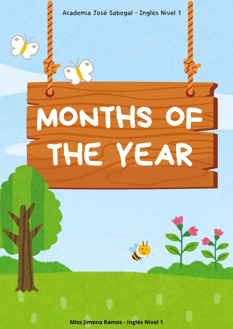 Carátula del libro: Inglés - Nivel I - Febrero 2025 de la Academia José Sabogal