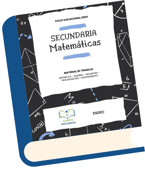 Libro de Secundaria Matemática - 2024 de la Academia José Sabogal