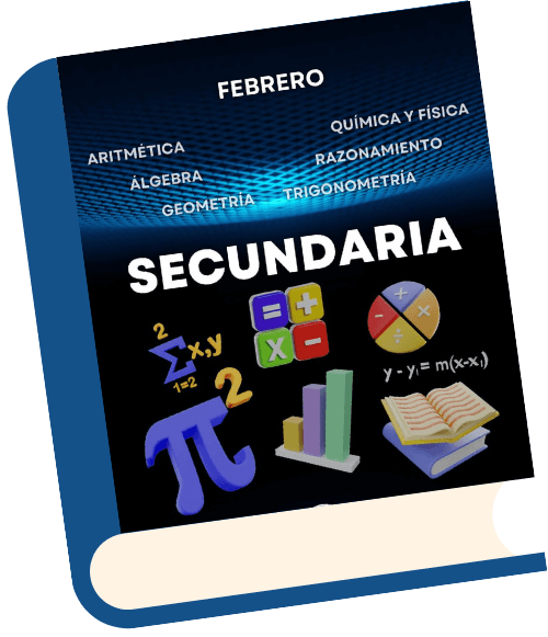 Libro de Secundaria Matemática - Febrero 2025 de la Academia José Sabogal