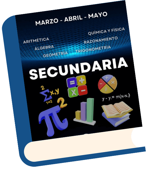 Libro de Secundaria Matemática - Marzo - Mayo 2025 de la Academia José Sabogal